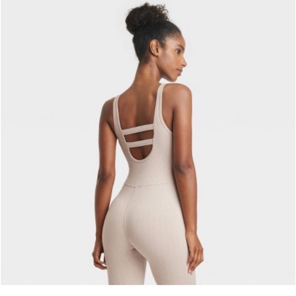 Women's Textured Seamless Bodysuit - JoyLab™ Silver M - Picture 1 of 10